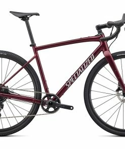 Vélo De Gravel Specialized Diverge Comp E5 Satin Maroon / Light Silver / Chrome / Clean 2022