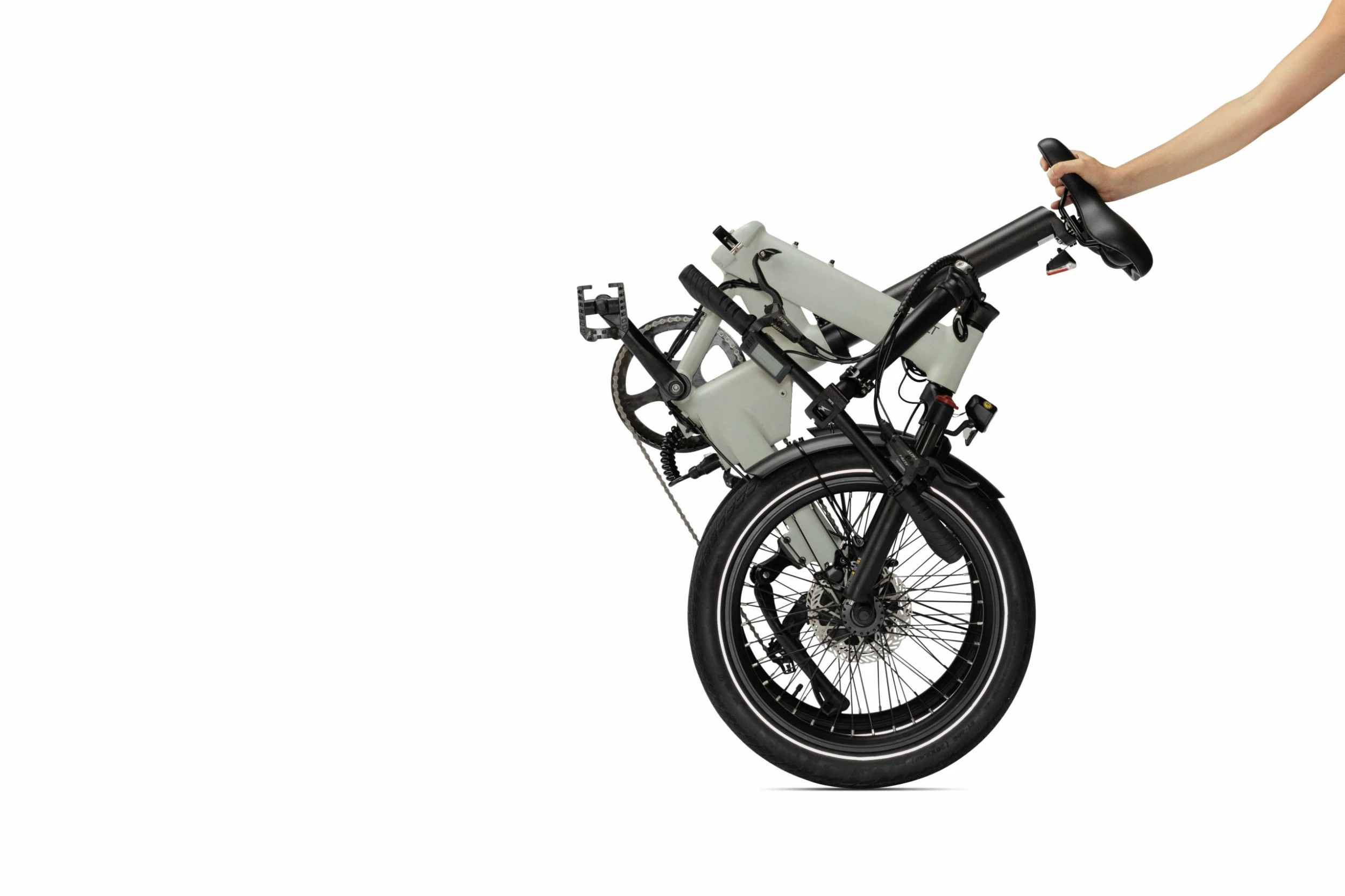 VÉLO PLIABLE ÉLECTRIQUE EOVOLT TWENTY VERT SAUGE 2022 (EV08-13) 2 VÉLO PLIABLE ÉLECTRIQUE EOVOLT TWENTY VERT SAUGE 2022 (EV08-13) – Image 2