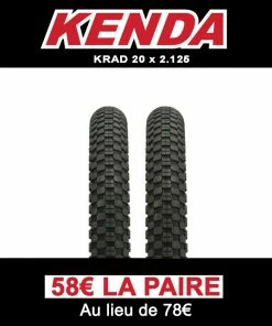 Paire De Pneu KENDA K-RAD 20X2.125"