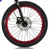 Roue Avant TMS 20" STREET ROUGE